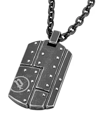 Produktbild von Police Kette mit Dog-Tag Anhänger black PJ26204PSE.02