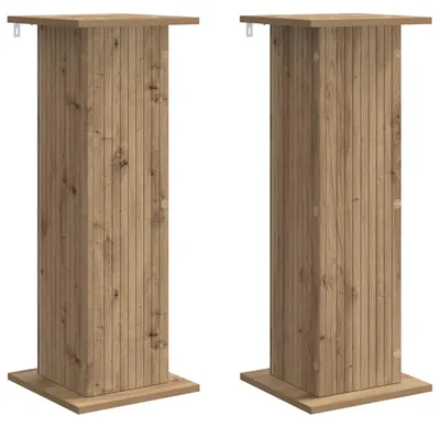 Obrázek produktu pro vidaXL Stojan na květiny, 2 ks, dub Artisan, 30,5 x 30 x 80,5 cm