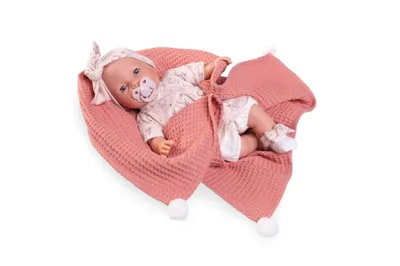 Obrázok produktu pre Antonio Juan 14258 BIMBA - Blikajúca bábika so zvukmi a mäkkým textilným telom - 37 cm