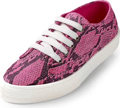 Produktbild von Damen Sommer Sneaker Halbschuhe Freizeit pink Glitzer Schuhe Schnürschuhe Textil, Schuhgröße:EUR 39