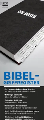 Produktbild von Bibel-Griffregister schwarz