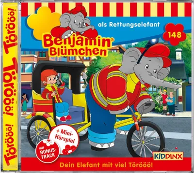Produktbild von CD Benjamin Blümchen #148 Als Rettungselfant TV-We