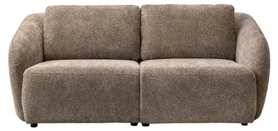 Produktbild von 2-Sitzer-Sofa aus Chenillestoff in Taupe LIRUNO