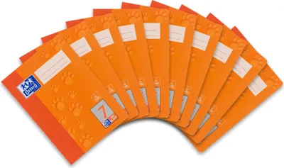 Produktbild von Oxford Schulheft A5, kariert, 32 Blatt, 10 Stück