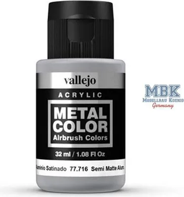 Productafbeelding van Vallejo 77.716, aluminium, watergedragen verf, vloeibaar, 32 ml, 1 stuk