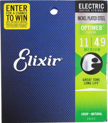 Immagine prodotto di Elixir 19102 Optiweb 11-49 - Corde per chitarra elettrica