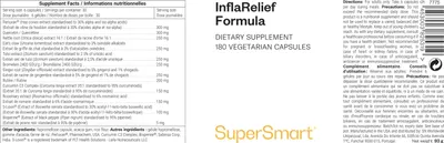 Produktbild von SuperSmart InflaRelief Formula Dietary Supplement - 180 Vegi-Kaps
