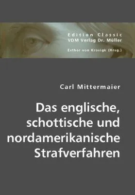 Image de Das englische, schottische und nordamerikanische Strafverfahren