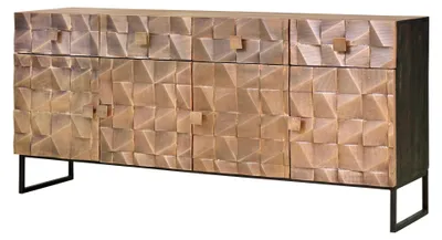 Immagine prodotto di Credenza Cobre, realizzata in legno di mango, 80 cm x 172 cm x 42 cm Giner y Colomer