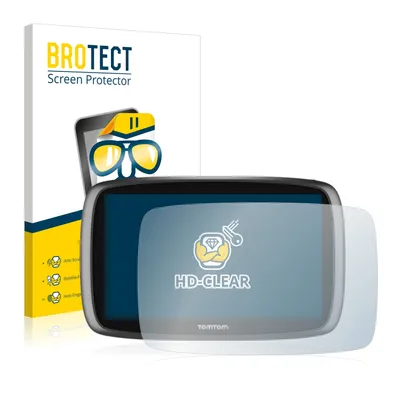 Produktbild von 2x Für TomTom GO 6100 Schutzfolie BROTECT Displayschutz Display Schutz Folie Klar Transparent