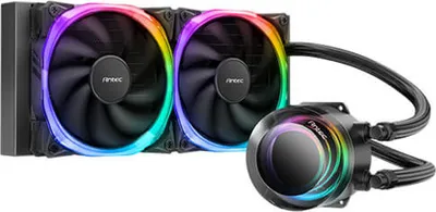 Image de Antec VORTEX 240 ARGB Processeur Refroidisseur liquide tout-en-un Noir