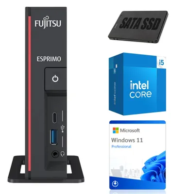 Produktbild von PC Computer Fujitsu ESPRIMO G5011 | Intel i5-10400T | 16 GB DDR4 | 256 GB SSD | Win11 | Grade A