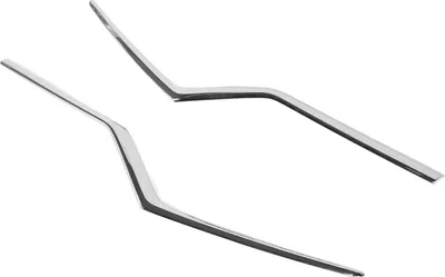 Image de 2 pièces de cache central avant pour calandre, moulures décoratives, décoration extérieure, adaptées à la Honda CRV 2020-2021