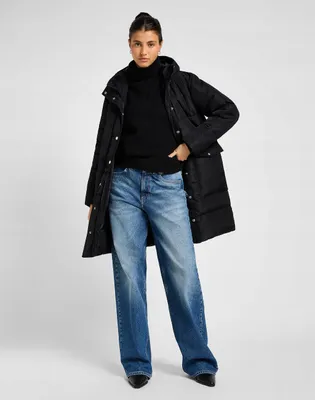 Produktbild von Lee Long Daunenjacke Schwarz M Frau Schwarz M
