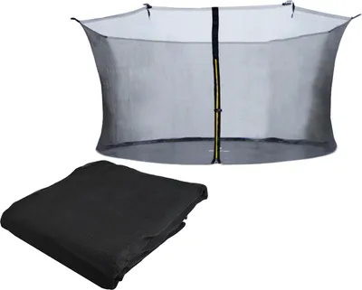 Obrázok produktu pre Bezpečnostná sieť na trampolínu pre trampolínu Ø 183-427 cm pre 6 až 8 tyčí náhradná sieť 2224, veľkosť:404 cm/ 8 tyčí