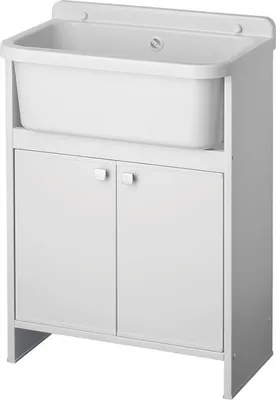 Produktbild von Waschbecken für den Außenbereich 55x34cm 2 Türen Pancrazio 5001PKC Negrari