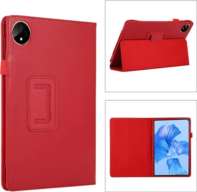 Produktbild von Huawei MatePad Pro 11 Zoll 2022 Schutzhülle Hülle Case Tasche Klapphülle, Farbe:Rot