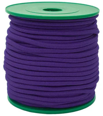 25m extra starke Gummikordel 3mm, Gummiband, Bekleidungsgummi dunkelviolett