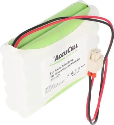 Produktbild von Replika akumulatora pasująca do akumulatora Geze Slimdrive 24V 900mAh NiMH 106863, 25020