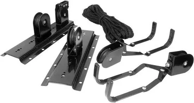 Produktbild von Famanu Fahrrad-Deckenlift mit stabiler Rolle - Schwarz