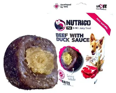 Obrázek produktu pro NUTRIGO Telecí s kachní omáčkou, S-M, 150g