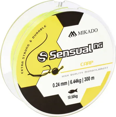 Zdjęcie produktu dla Mikado Sensual Ng – żyłka karpiowa 600 m, przezroczysta, 0,380 mm, przezroczysta, 0,380 mm