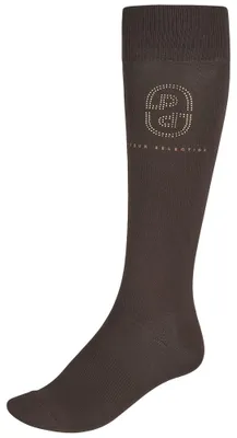 Zdjęcie produktu dla Skarpety sportowe Selection Reitsocken z elementami antypoślizgowymi, kolor czekoladowy, rozmiar 38-40