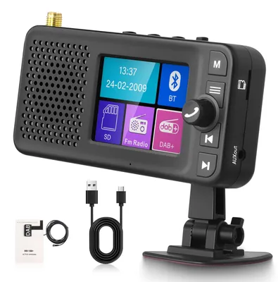 Productafbeelding van Draagbare DAB/DAB+ radio FM en bluetooth-luidspreker, kleurendisplay