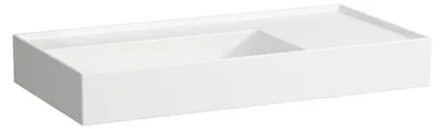 Produktbild von LAUFEN Laufen Waschtisch KARTELL 900x460mm Abl. re o ÜL o HL weiß LCC