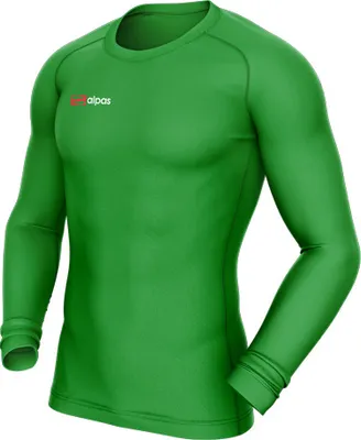 Produktbild von alpas Compression Playershirt 2.0 Grün Gr. XXS (140/152)