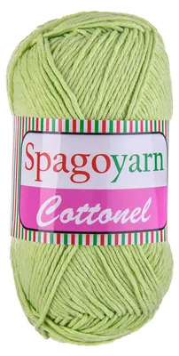 100g Strickgarn Cottonel Uni Häkelgarn Strickwolle pastellgrün