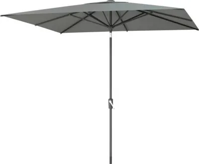 Produktbild von Marktschirm SOLUNA Sarry 250 x 250 cm dunkelgrau mit UV-Schutz 80, wasserabweisende Polyesterbespannung, leichte Aufspan