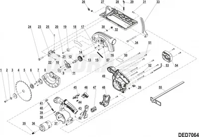 Produktbild von #36 Motor Pre Ručnú Pílu Dedra Ded7064 S Reťazovým Kolesom