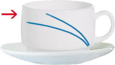 Produktbild von 6x Kaffeeobertasse 19 cl, stapelbar Pappbecher, Kaffeetasse