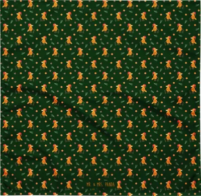 Produktbild von Mr. & Mrs. Panda Bandana Fuchs Weihnachten L - Grün - Geschenk, Heiligabend, Winter, Stirnband, Haartuch, Weihnachtsmann, Füchse, Nikolaus, Kopftuch, Schweißband