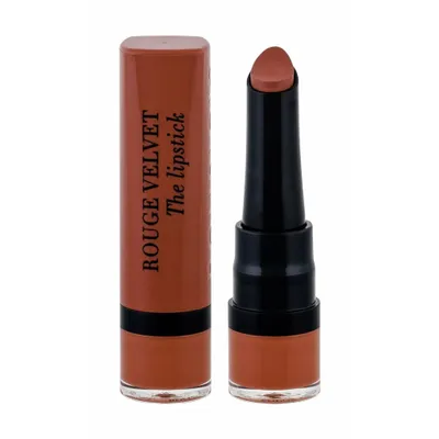 Obrázok produktu pre Bourjois Rouge velvet lipstick, Hnedá, Caramelody, 1 farba/farieb, Hydratačný, Unisex, Matte