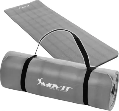 Obrázok produktu pre Podložka na cvičenie MOVIT 190 x 60 x 1,5 cm - sivá