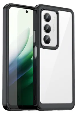 Produktbild von Für Xiaomi Redmi 15 5G / 4G Colorful Series TPU / Acryl Schutz Hülle Schwarz