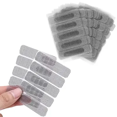 Produktbild von 125-teiliges Insektenschutz-Reparaturset,stark haftendes Reparaturband für Fliegengitter,Netzreparaturband,ideal zum Reparieren von Türen und Fenstern