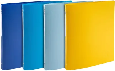 Produktbild von Exacompta BeeBlue Ringbuch 4-Ring 15 mm A4 sortiert 20 Stück