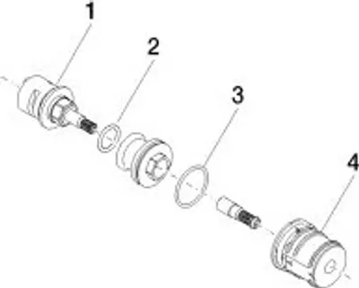 Produktbild von Dornbracht 9090032120190 Umstellung mit Regler Ersatzteile