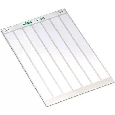 Produktbild von WAGO Etiketten;für Laserdrucker;permanent klebend;weiß 210-345