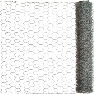Produktbild von horizont Maschendrahtzaun | verzinkt | Maschenweite 13 x 25 mm | 5 m | inkl. Zubehör