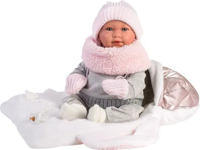 Produktbild von Mimi weinende Babypuppe mit Träger 42cm