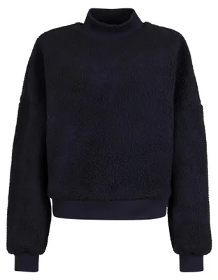 Produktbild von Urban Classics - Pullover Top Stehkragen für Damen TN1146 (M) (Schwarz)