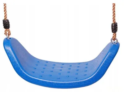 Image de GIOIA | Balançoire enfant - Siège suspendu bleu - Ergonomique - Résistant aux intempéries - Grand confort - Balançoire