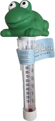 Produktbild von Pool Thermometer Wasser Temperatur Schwimmbad Teichthermometer als Frosch