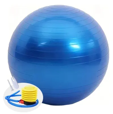 Zdjęcie produktu dla Antypoślizgowa piłka do jogi o średnicy 55 cm, idealna do ćwiczeń i treningu fitness