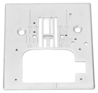 Nähmaschinen-Nadelplatte aus Stahl, 7,6x8,4 cm, für Singer 7256/7258/7285Q