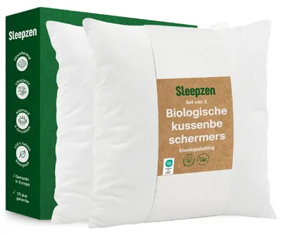 Image de Housse de coussin 65x65 cm en 100% Coton, lot de 2